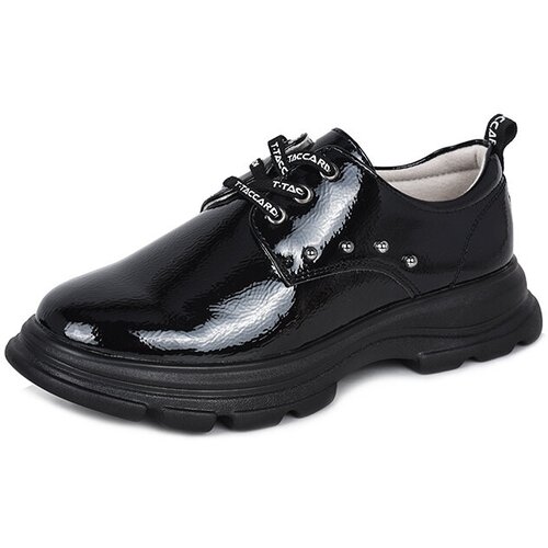 ботинки на каблуке t.taccardi для девочки, черные