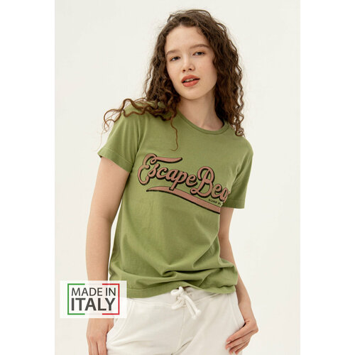 женская футболка bowery nyc, зеленая
