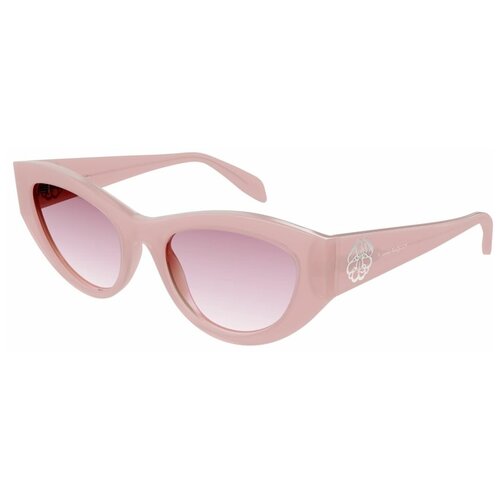 женские солнцезащитные очки alexander mcqueen, розовые