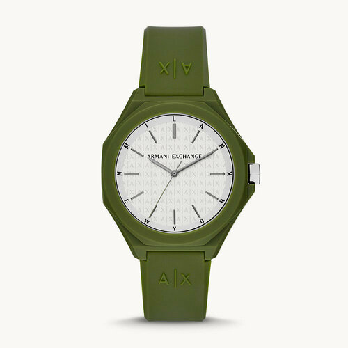 женские часы armani exchange, зеленые