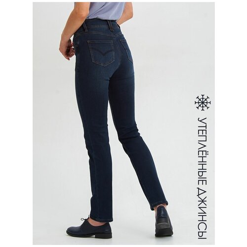 женские джинсы с высокой посадкой krapiva, синие