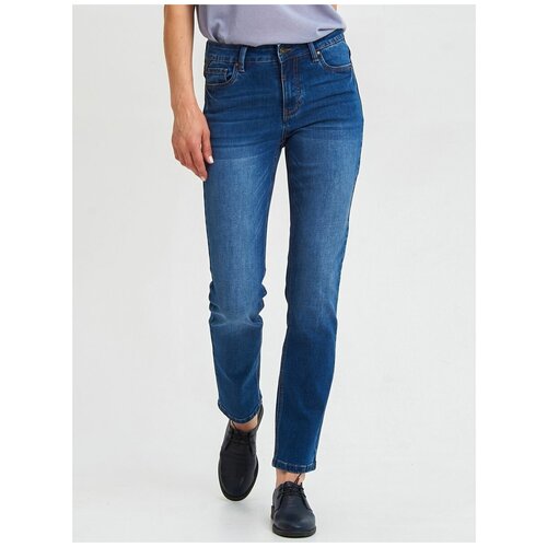 женские прямые джинсы krapiva, синие