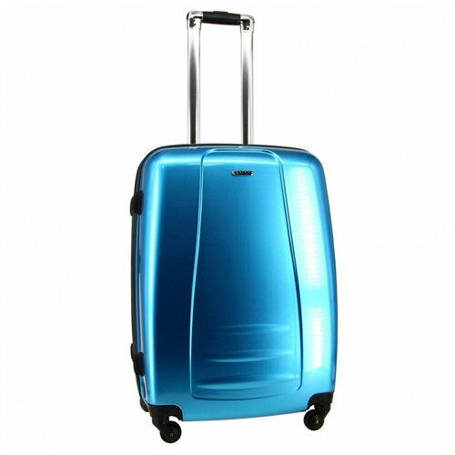 женский чемодан rion+, голубой