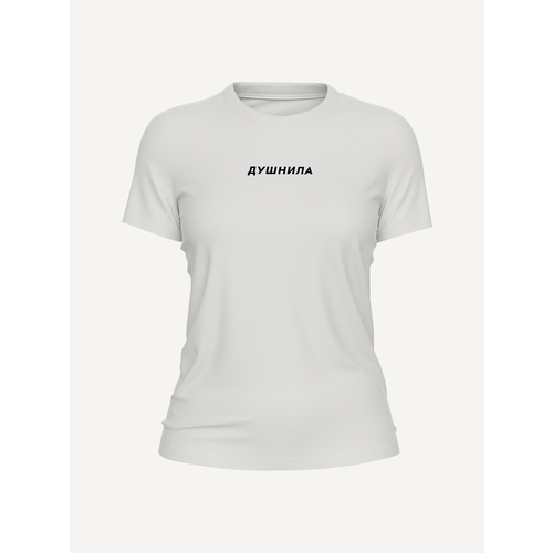 женская футболка с принтом printhan, белая