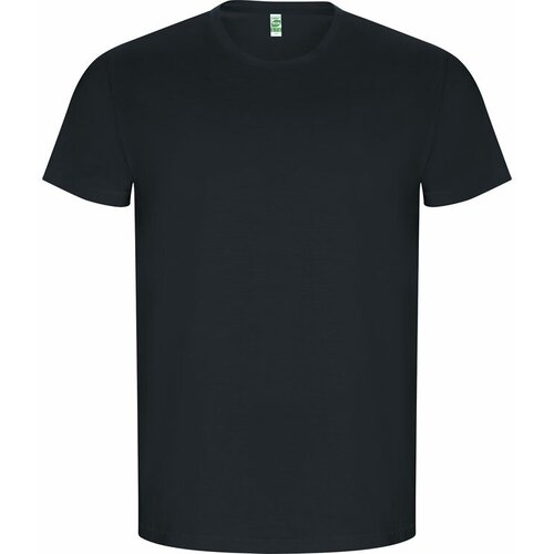 мужская футболка с коротким рукавом roly, черная