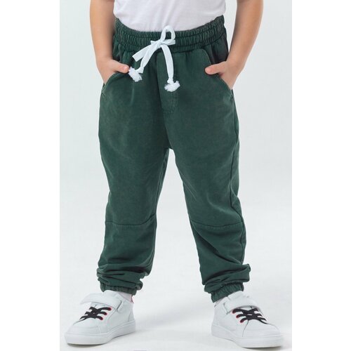брюки джоггеры bonito kids для мальчика, зеленые
