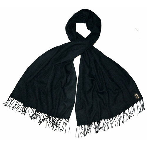 женский шерстяные шарф vista, черный