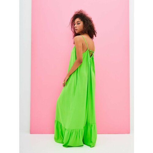 женское платье для офиса yolka_dress, зеленое