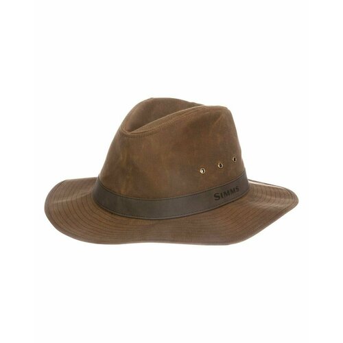 мужская шляпа simms, коричневая