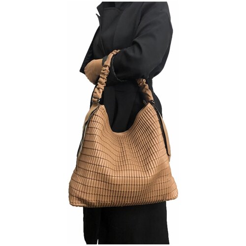 женская сумка-шоперы bental, коричневая
