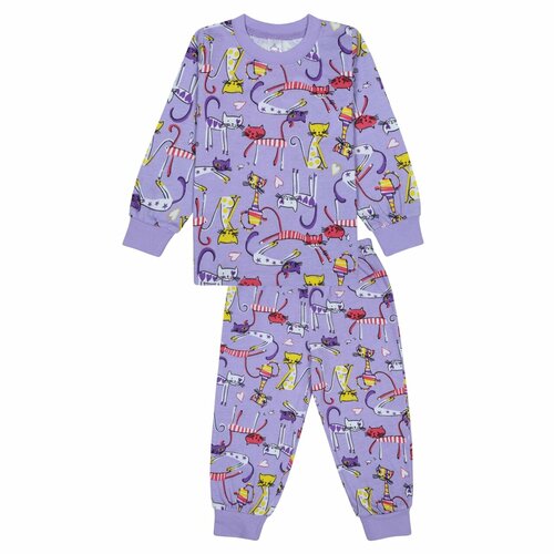пижама bonito kids для девочки, фиолетовая