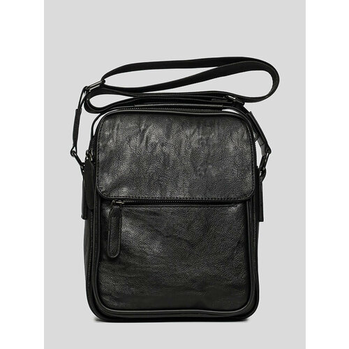 мужская кожаные сумка vitacci, черная