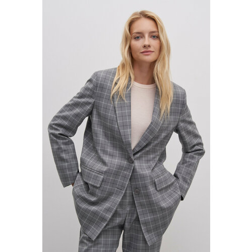 женский классические пиджак finn flare, серый