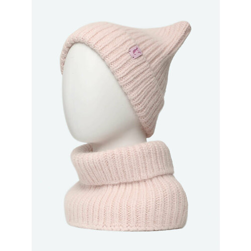 женская шапка vitacci, розовая