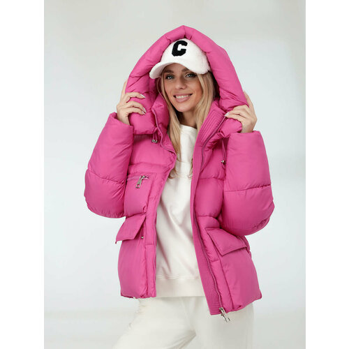 женская куртка vitacci, розовая