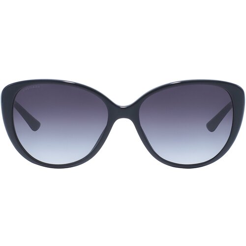 женские солнцезащитные очки кошачьи глаза bvlgari, черные