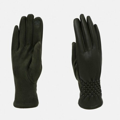 женские перчатки made in china, зеленые