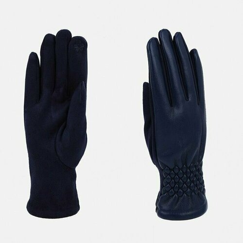 женские перчатки made in china, синие