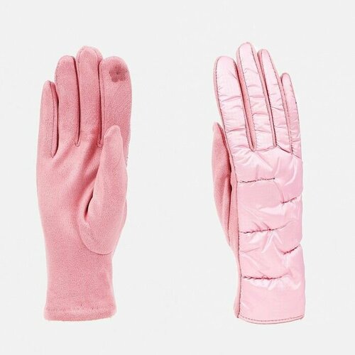 женские перчатки made in china, розовые