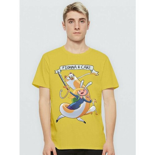 мужская футболка с принтом dreamshirts studio, желтая