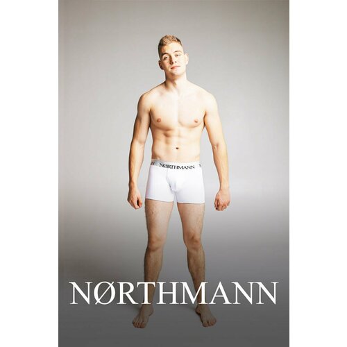 мужские трусы northmann, белые