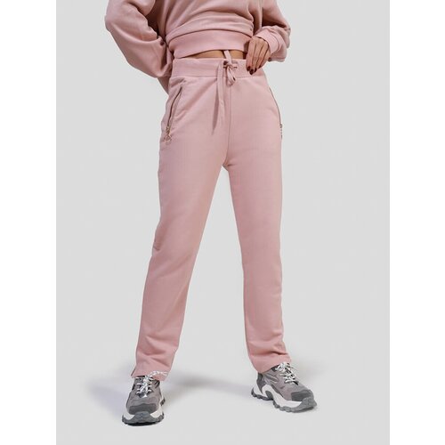 женские брюки vitacci, розовые