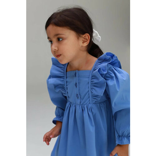 платье макси emella для девочки, синее