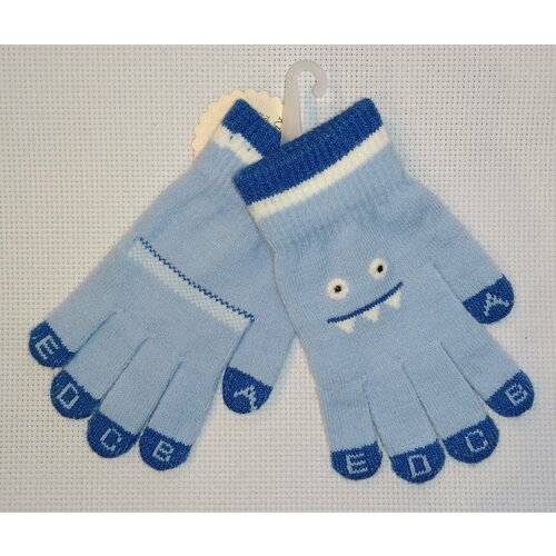 перчатки kim lin для мальчика, голубые