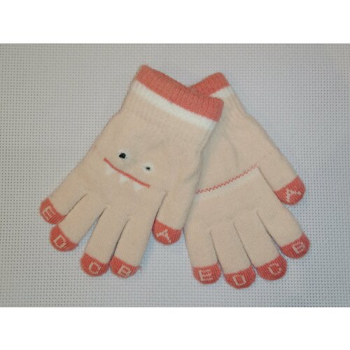 перчатки kim lin для девочки, розовые