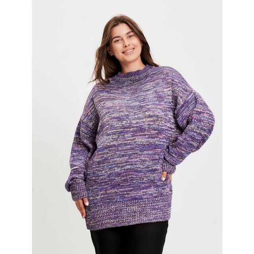 женский свитер с круглым вырезом cruiser, фиолетовый