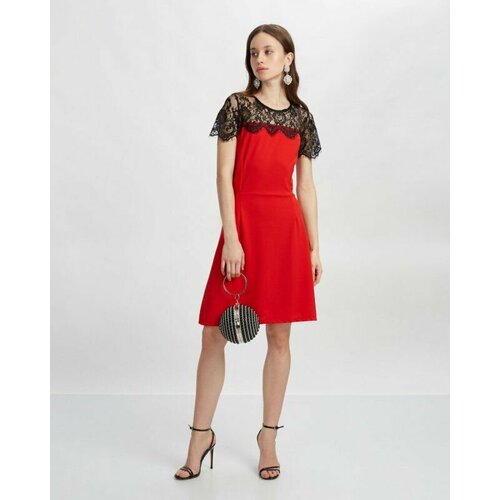 женское платье incity, красное
