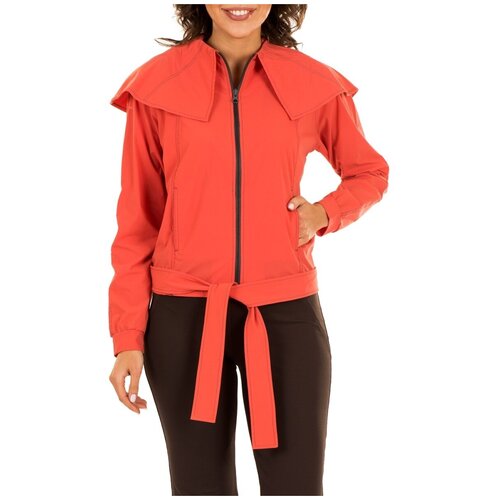 женская спортивные куртка dilemma, оранжевая