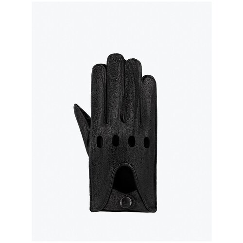 мужские кожаные перчатки eternal, черные