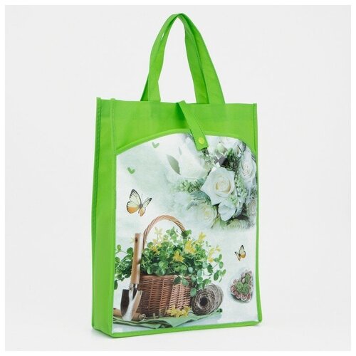 женская сумка-шоперы flashme, зеленая