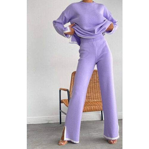 женский классические костюм ип чернышева м.в, фиолетовый