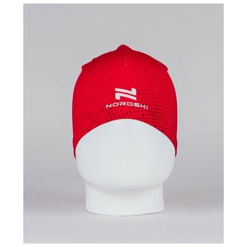 мужская шапка nordski, красная