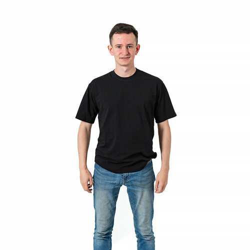 мужская футболка kg, черная