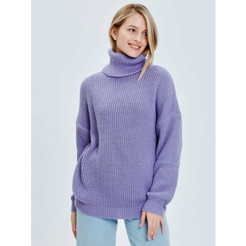 женский свитер удлиненные cruiser, фиолетовый