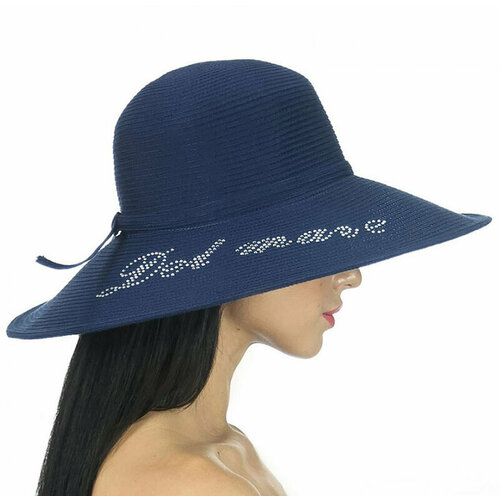 женская шляпа del mare, синяя