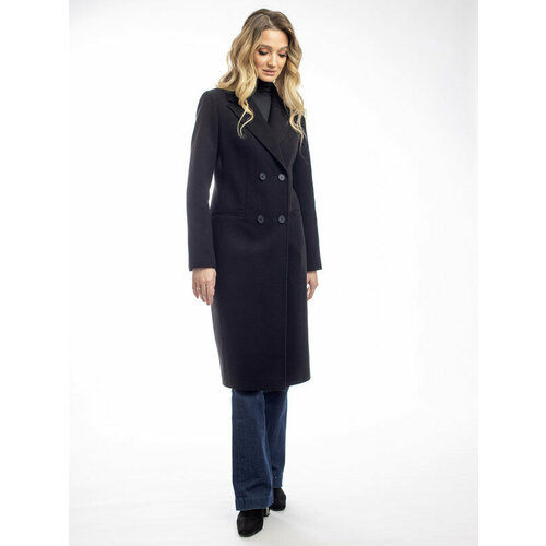 женское шерстяное пальто modetta-style, черное