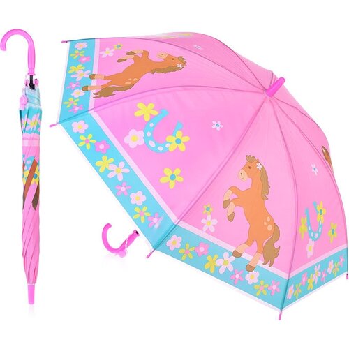 зонт кнр для девочки, розовый