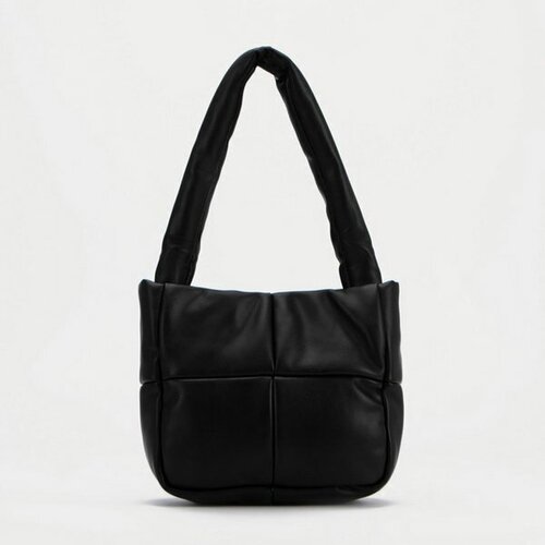 женская кожаные сумка сима-лэнд, черная