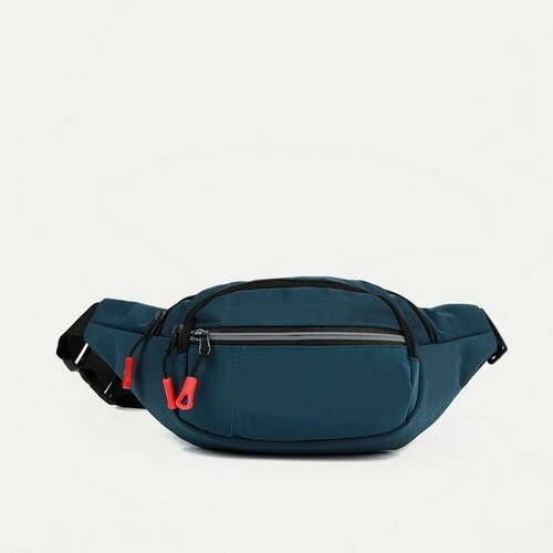 женская поясные сумка waist bag, синяя
