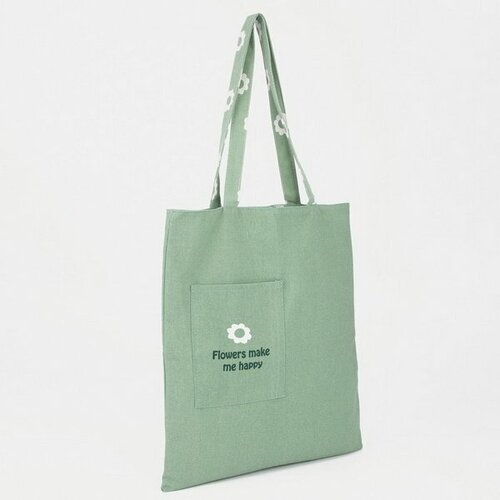женская сумка-шоперы сима-лэнд, зеленая