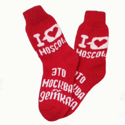 женские носки рассказовские носки, красные