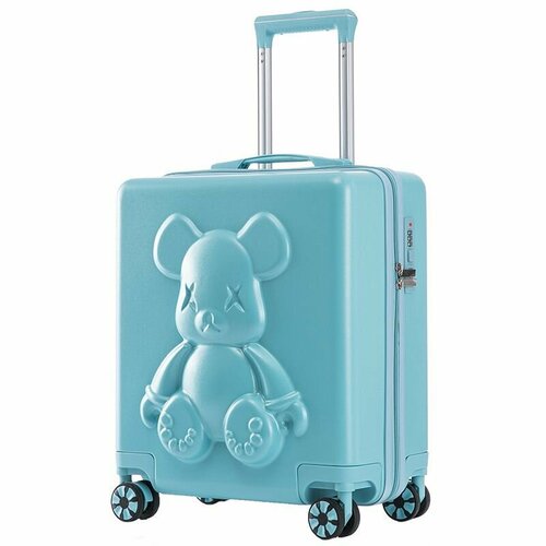 чемодан нет бренда для мальчика, синий