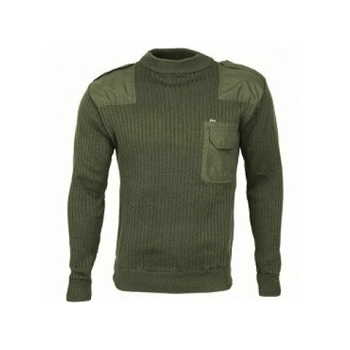 мужской шерстяные свитер военторг, зеленый