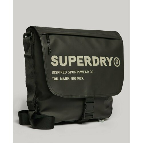 сумка через плечо superdry, черная