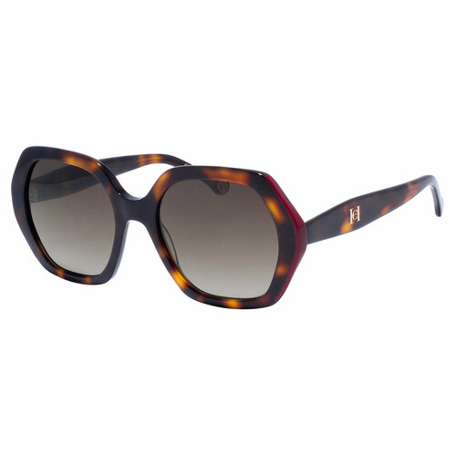 женские солнцезащитные очки carolina herrera, коричневые
