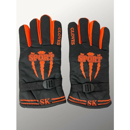 мужские перчатки gloves by fratelli forino, оранжевые